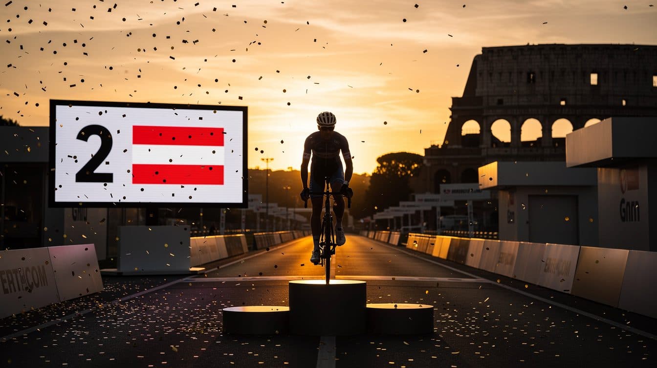 Felix Gall rast beim Giro d'Italia auf Platz zwei – und bricht einen uralten Rekord