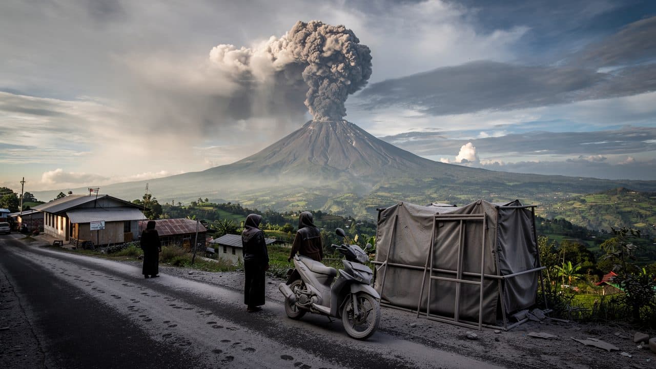 Vulkan Sinabung bricht aus: Was bedeutet das für die Menschen in Sumatra?