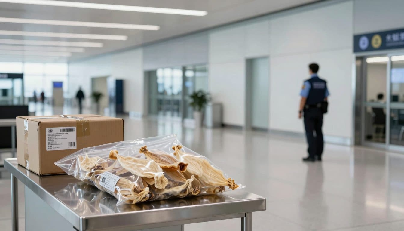 Zoll am Flughafen Wien fängt Haifischknorpel aus China ab