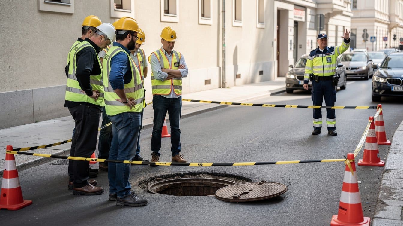 Wiener Arbeiter von Kanaldeckel erschlagen: Polier zu Bewährungsstrafe verurteilt