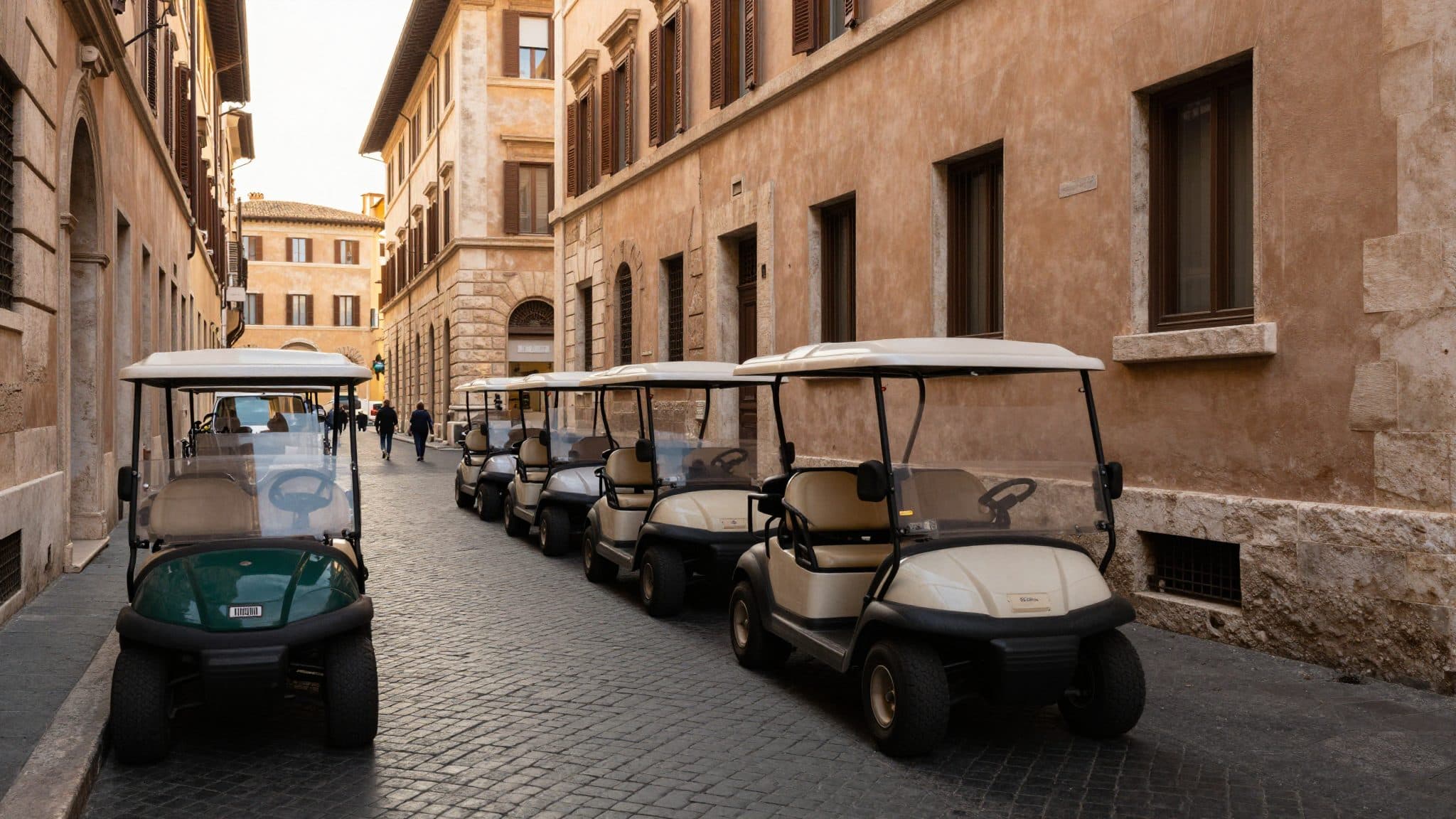 Rom will weniger Touristen-Golfcarts in der Innenstadt