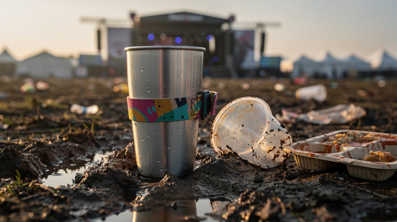 Ärger über Müll auf großen Musikfestivals