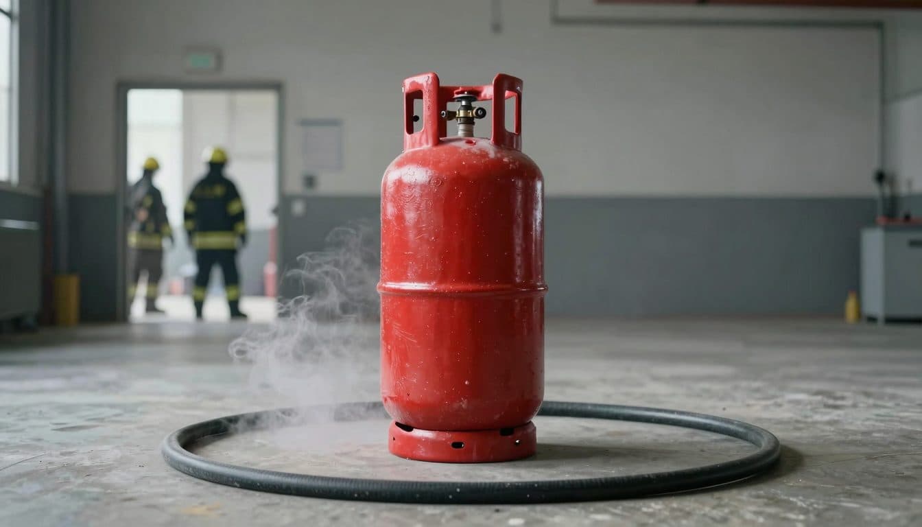 Brennende Gasflasche in Wiener Neustadt: Einsatzkräfte verhindern Explosion