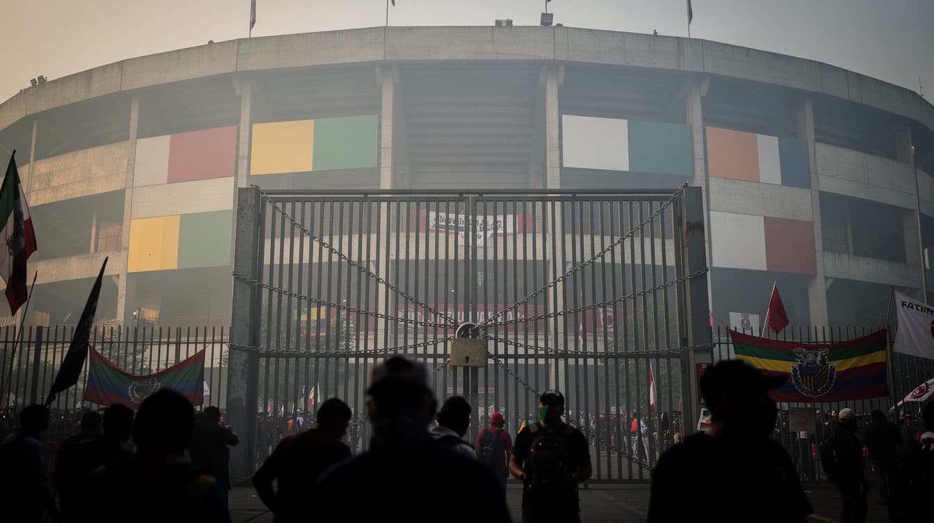 Warum blockieren Lehrer ein WM-Stadion in Mexiko?