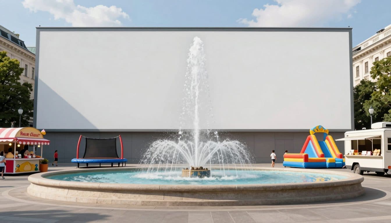 Eis, Karussell und Sommer am Schwarzenbergplatz