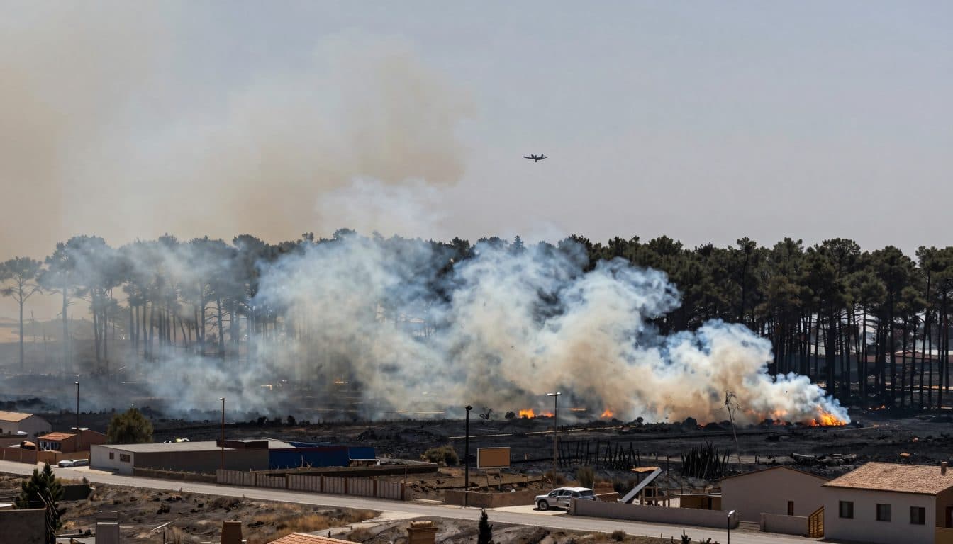 Großer Waldbrand in Spanien: Tausende Menschen müssen ihre Häuser verlassen
