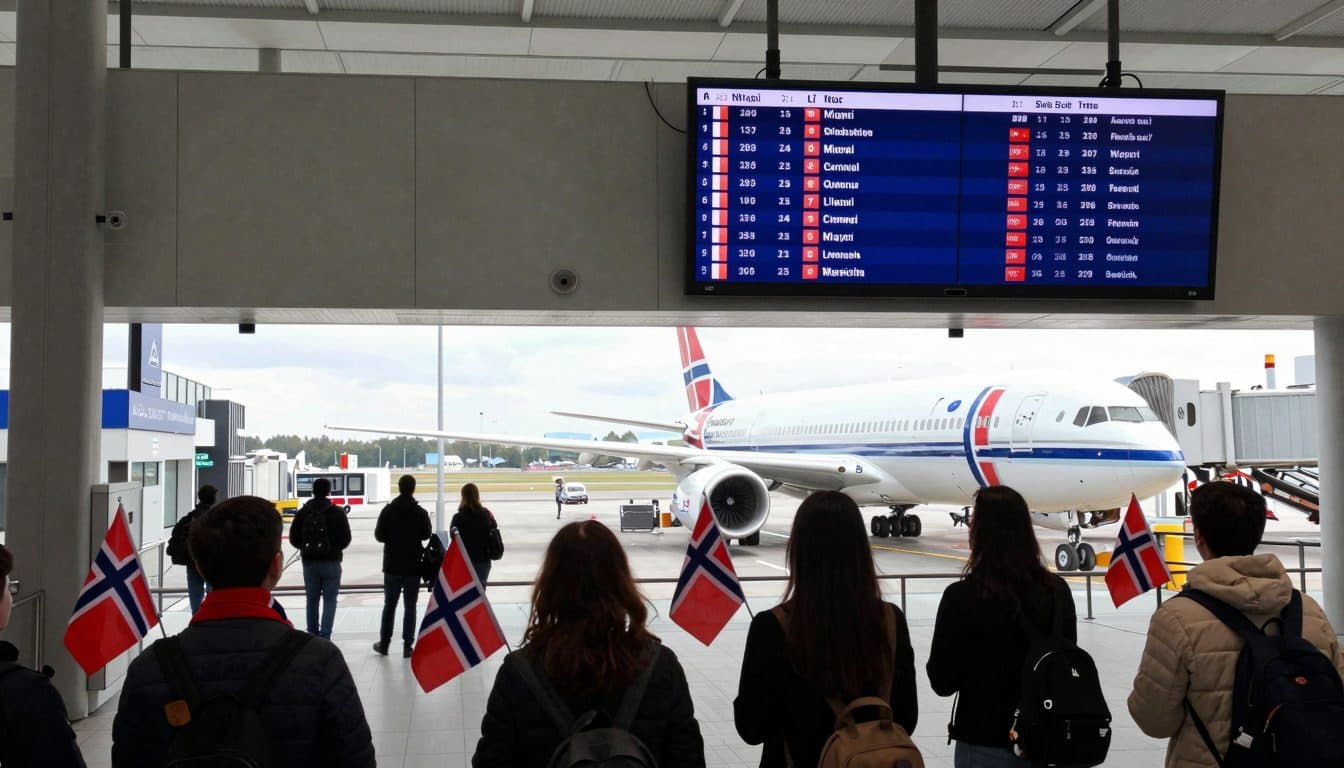 Norwegens Fans schnappen sich den WM-Flieger nach Miami in Sekunden
