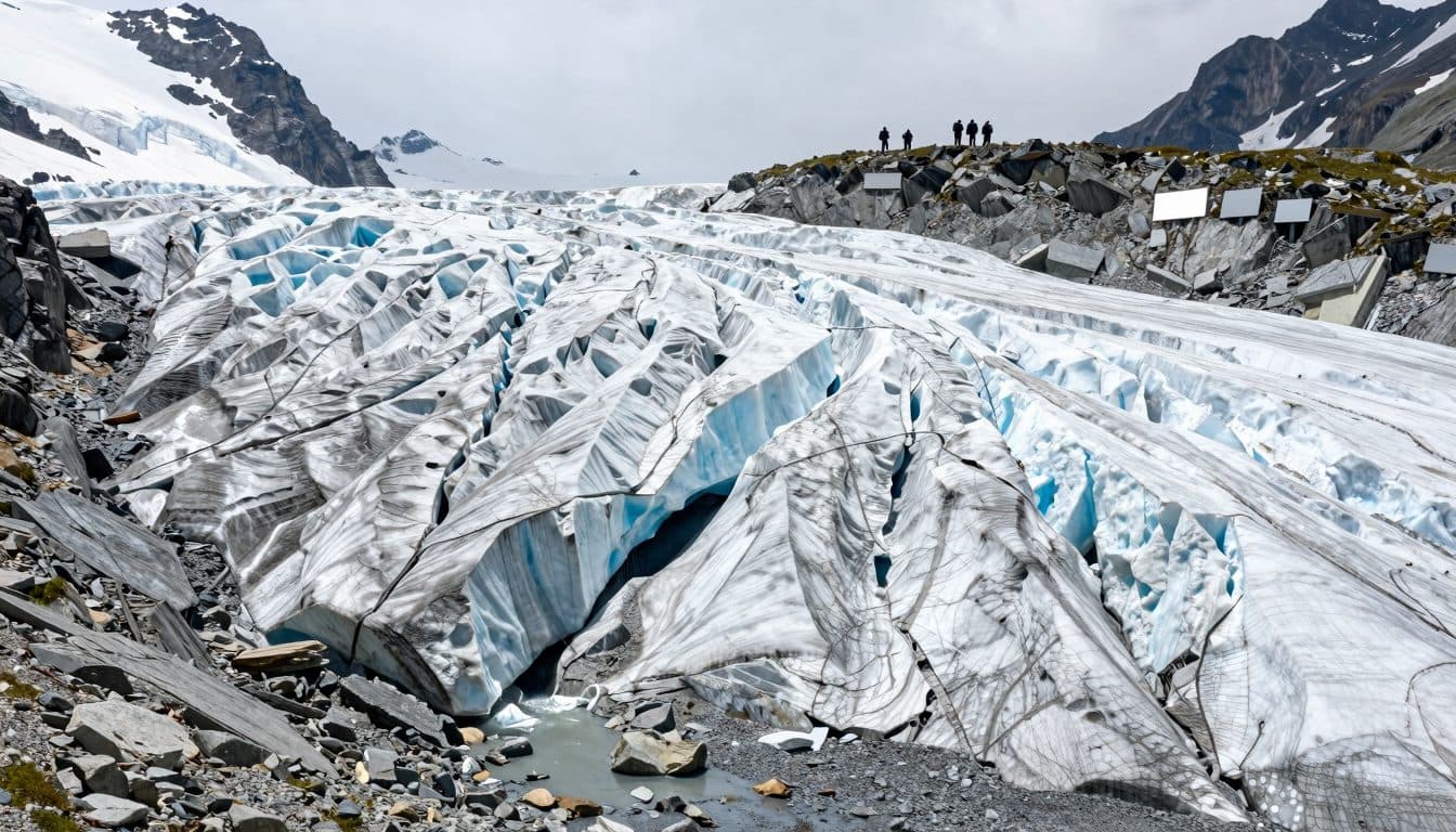 Abschied von einem Stück Eis: Die Pasterze schmilzt