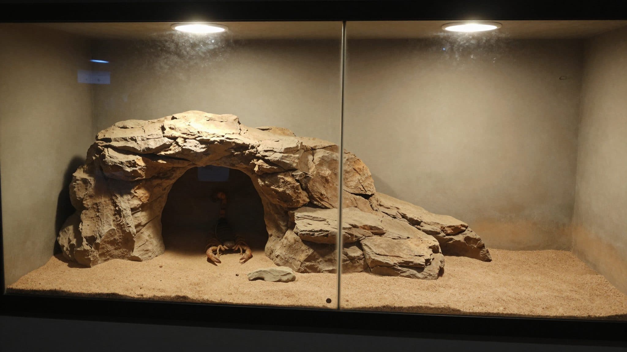 Neuer Mitbewohner im Haus des Meeres: ein Wüstenskorpion