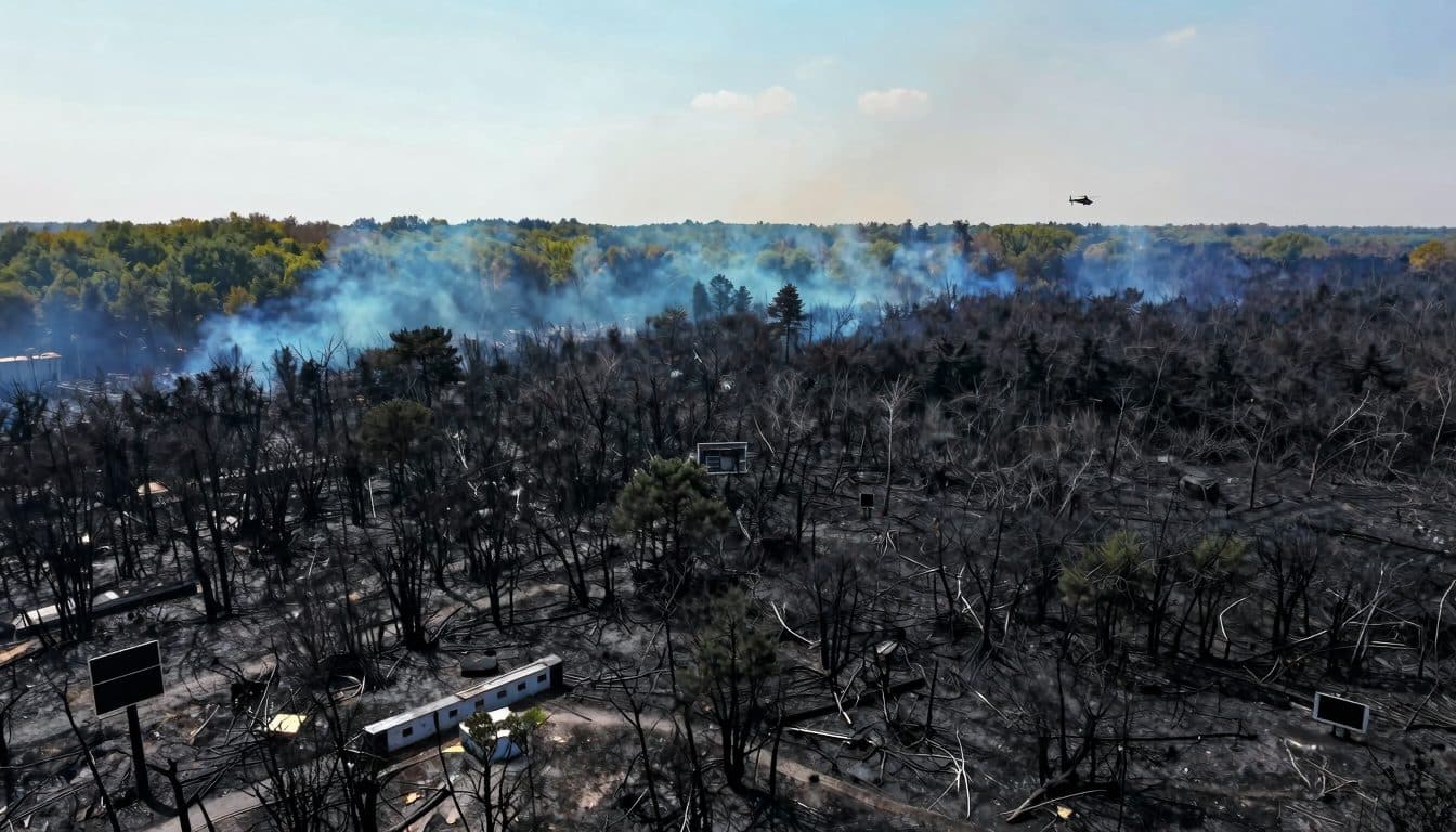 Großer Waldbrand bei Paris – zwei Verdächtige festgenommen
