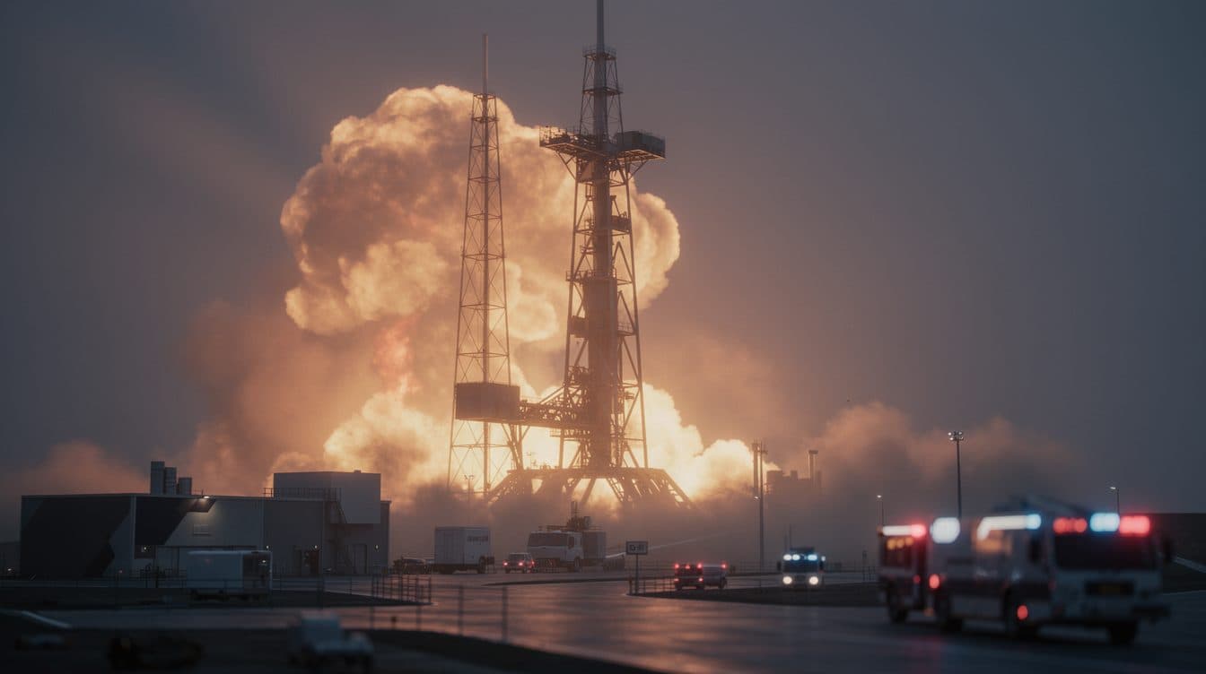 Rakete explodiert - Was passierte?