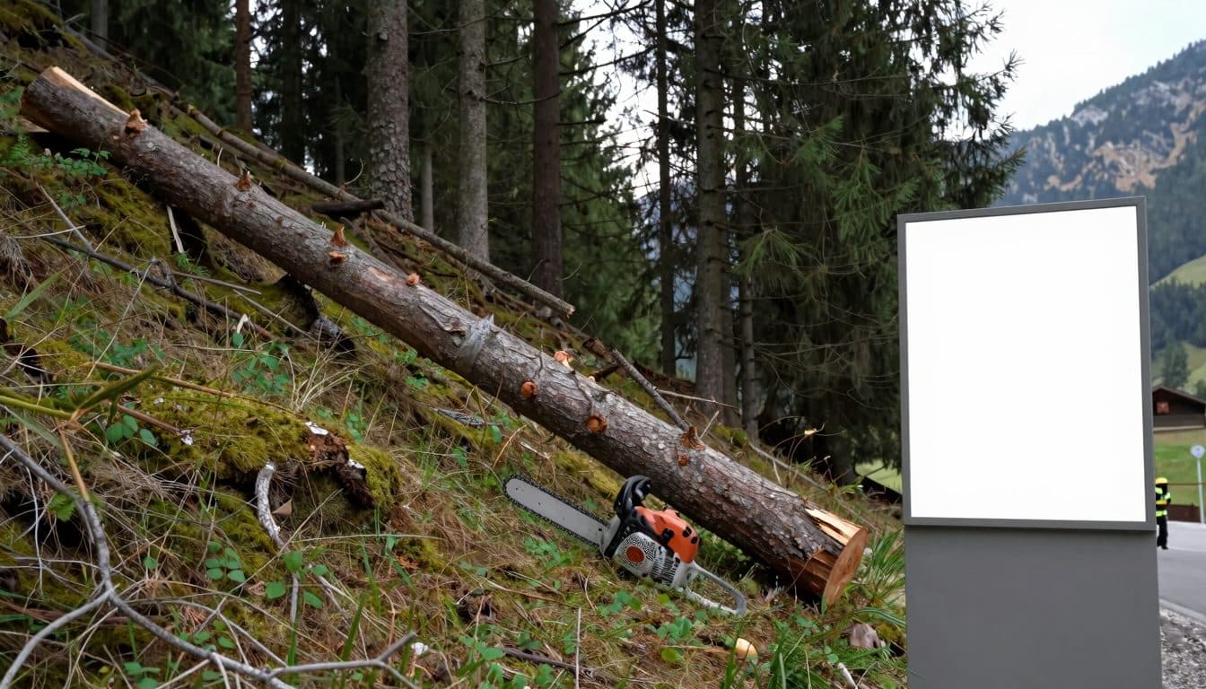Tödlicher Unfall bei der Waldarbeit in Tirol