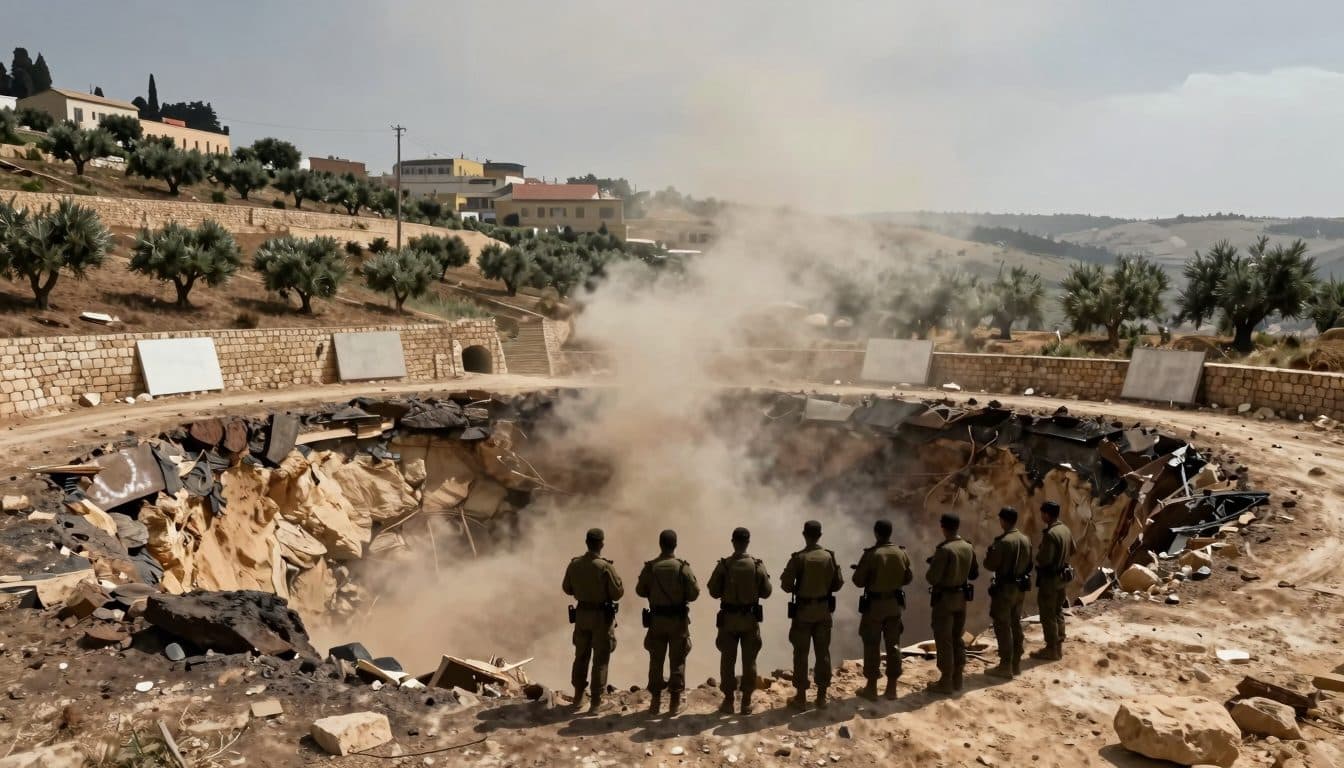 Israel zerstört großen Waffentunnel der Hisbollah im Libanon
