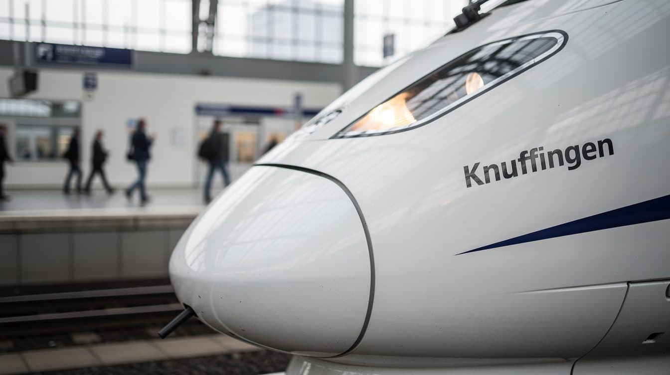 Ein ICE bekommt den Namen „Knuffingen"