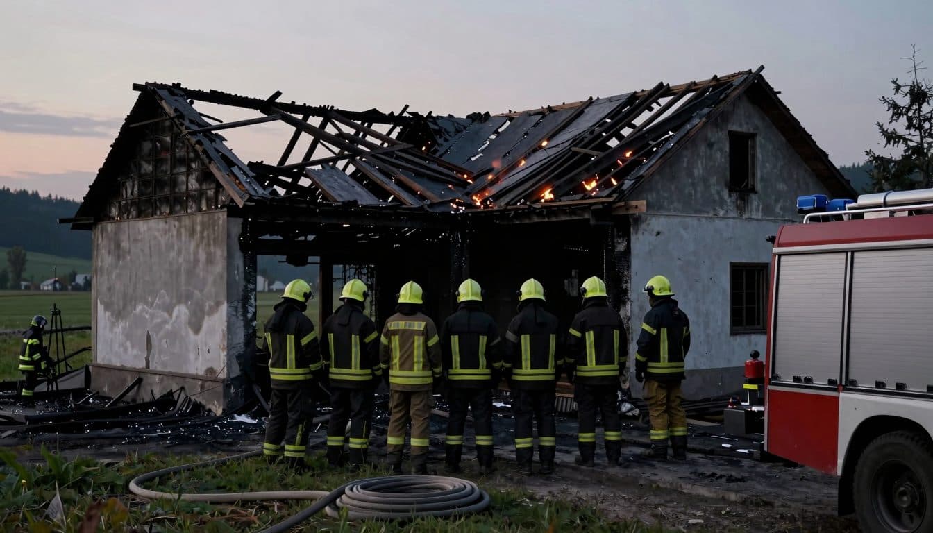 Großbrand in der Steiermark: So konnte die Feuerwehr das Wohnhaus retten