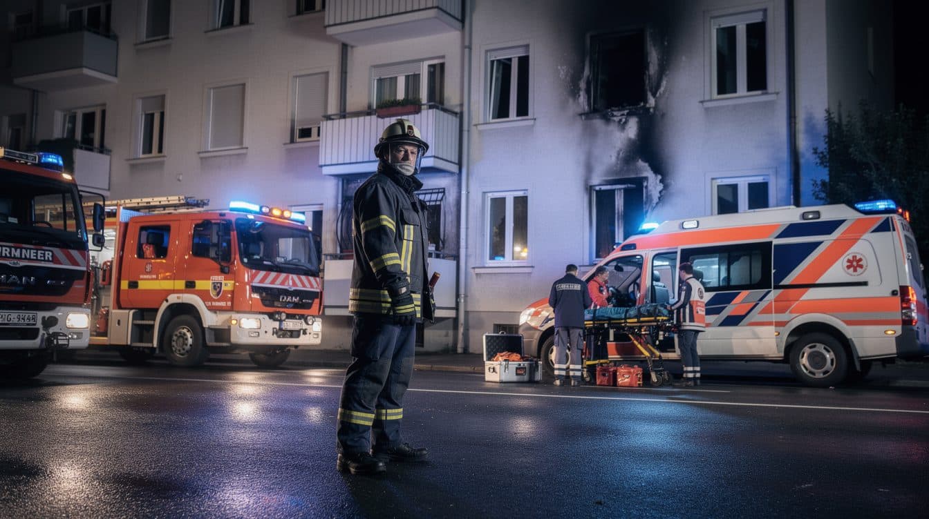 Wohnungsbrand in Wien-Ottakring: Zwei Kleinkinder weiter in Lebensgefahr