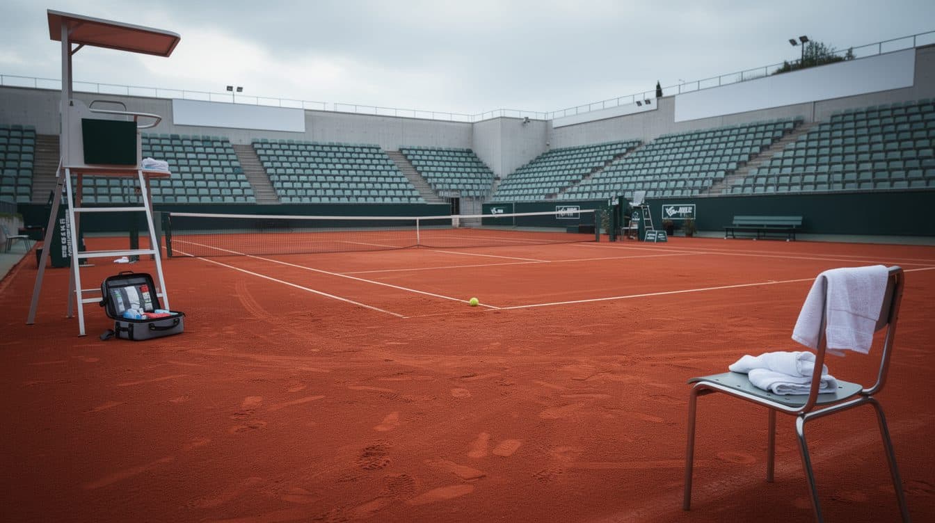 Krank auf dem Tennisplatz: Warum Julia Grabher aufgeben musste