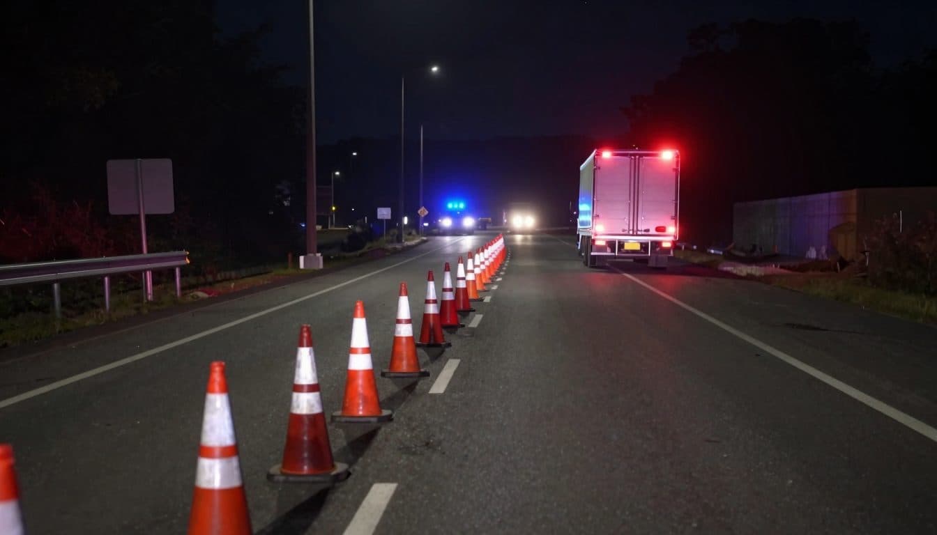 Alkolenker kracht auf der B146 in einen Lkw