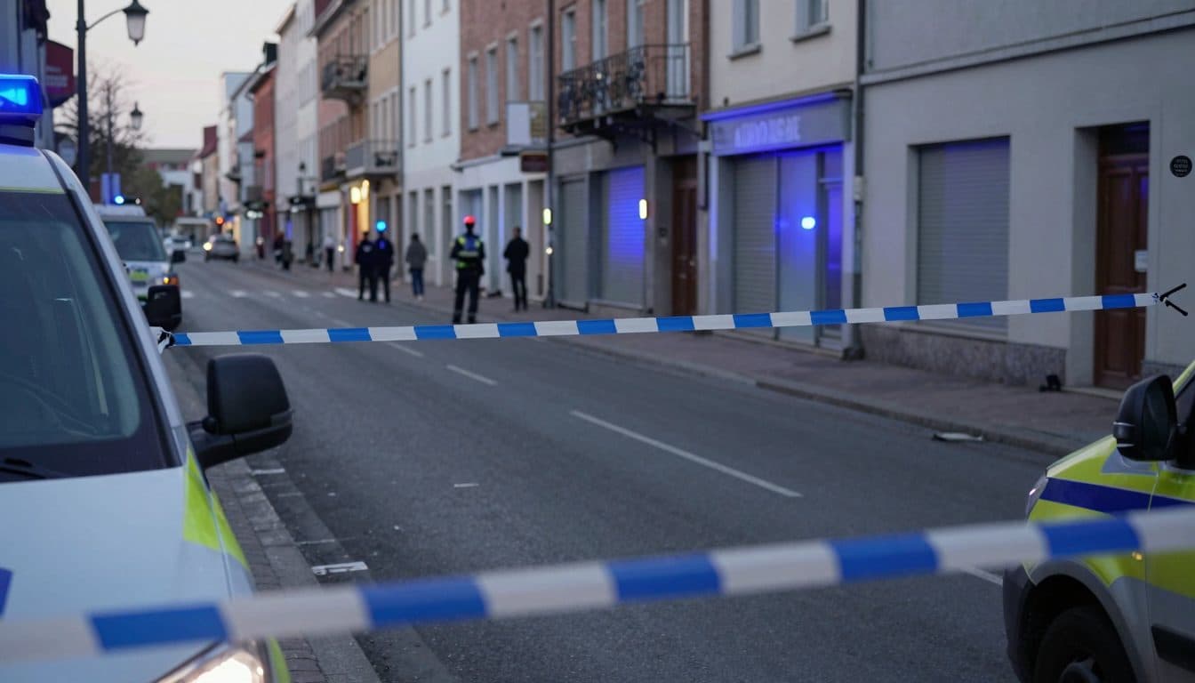 Großer Polizeieinsatz in Dresden: Bewaffneter Mann wird festgenommen