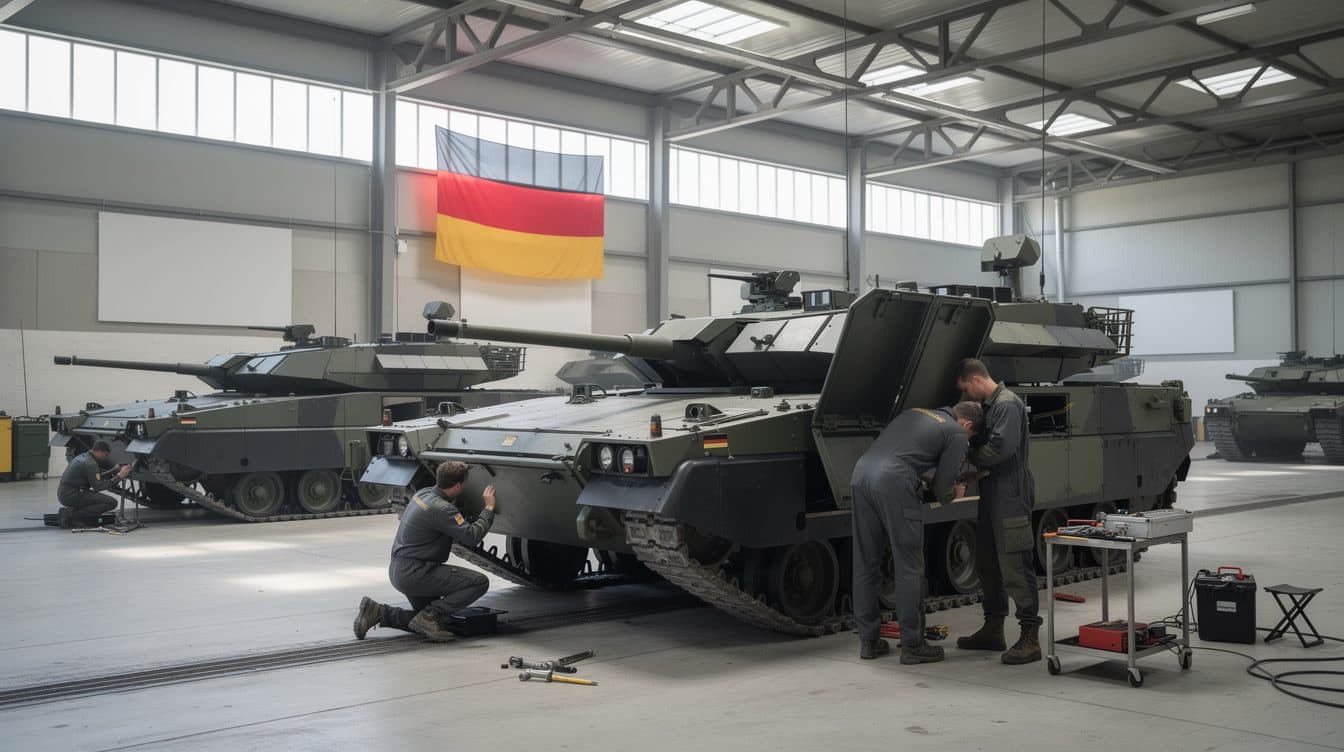 Panzer, Haubitzen und Co.: Warum so viel Bundeswehr-Gerät gerade in der Werkstatt steht