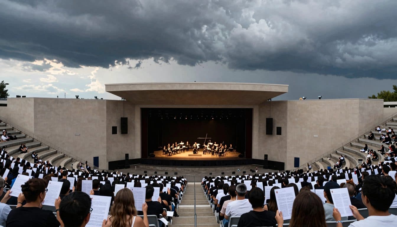 Philharmoniker in der Waldbühne: Hitze, Blitze und „Berliner Luft"