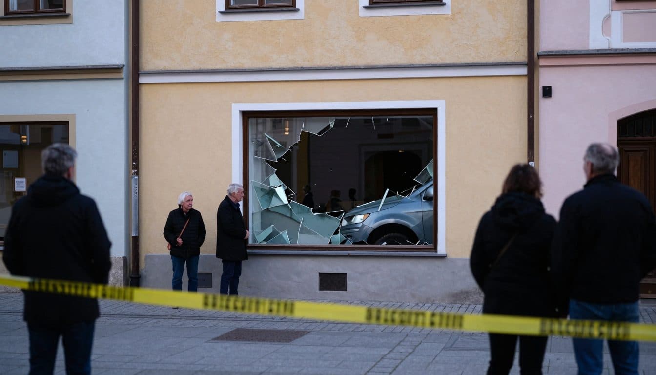 Auto kracht in Geschäft: Was in Klosterneuburg passiert ist