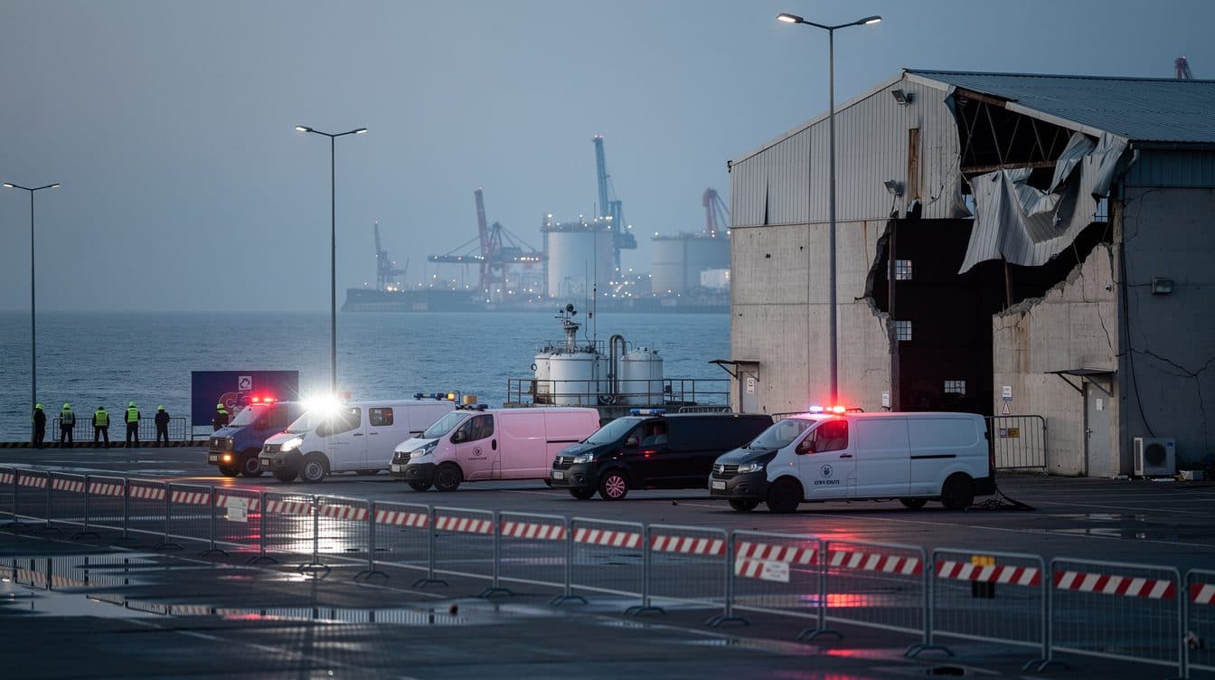 Seedrohne im Hafen von Constanța explodiert