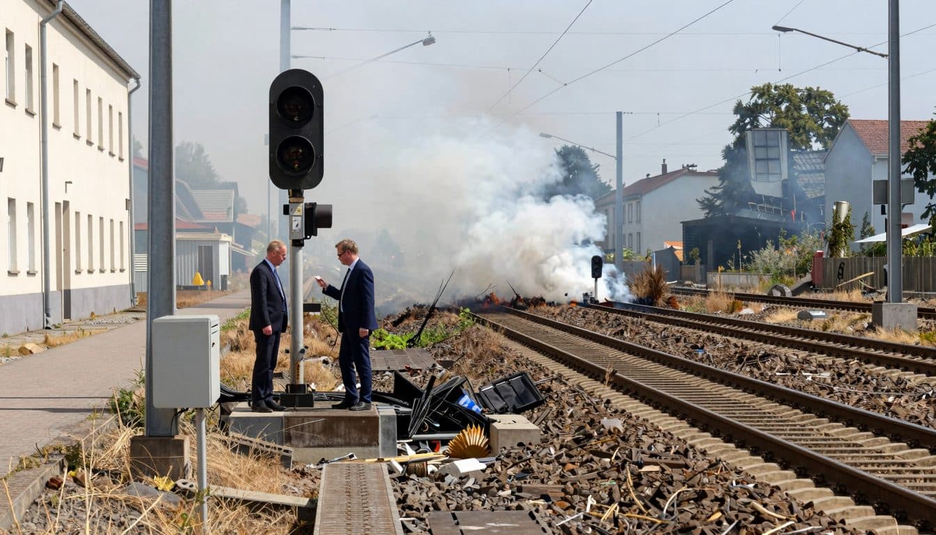 Brandanschlag auf Bahnstrecke: Gruppe bekennt sich
