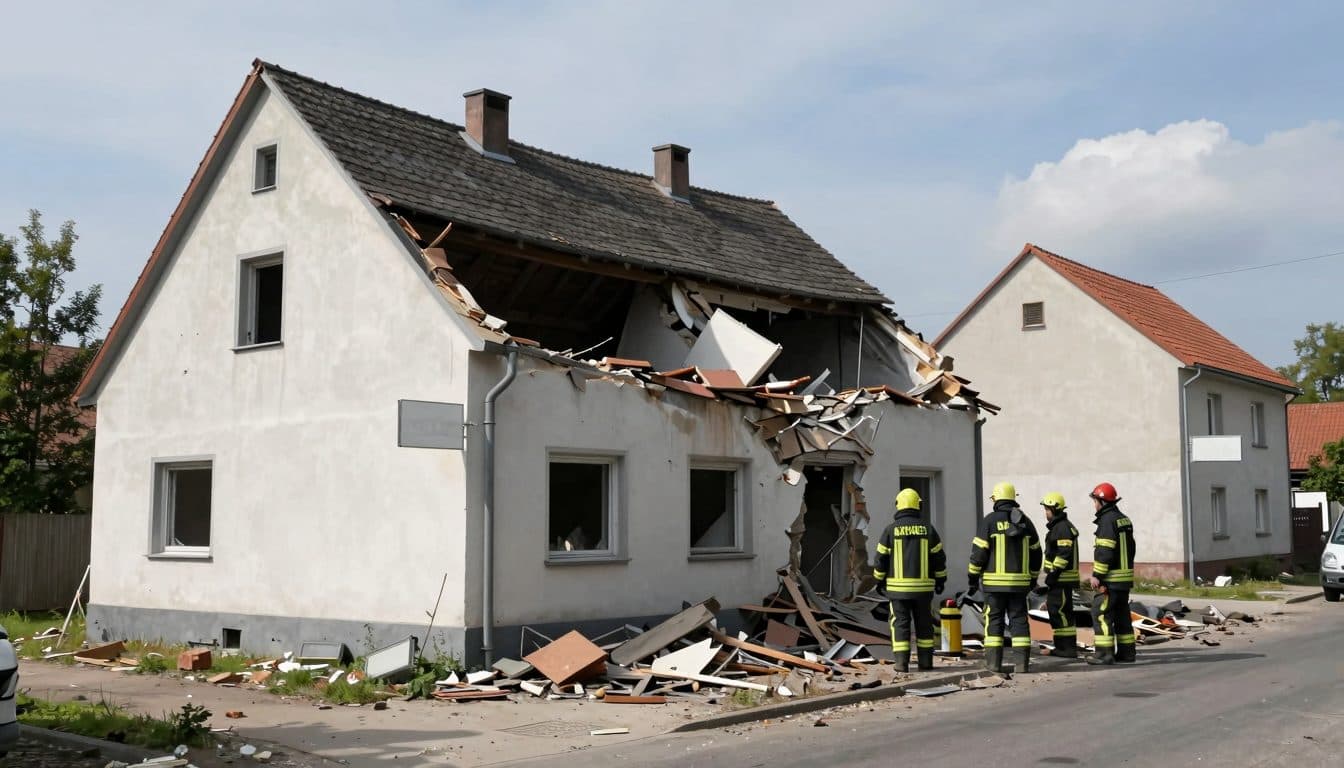 Explosion in Rennerod: Haus in der Nacht zerstört