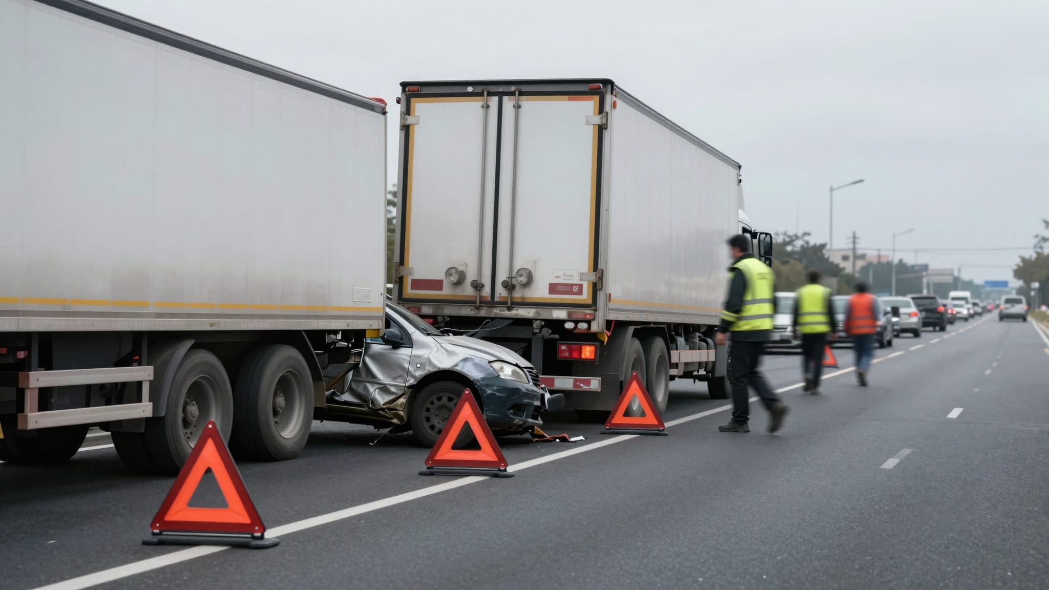 Schwerer Crash auf der A8: Auto fährt in stehenden Lkw