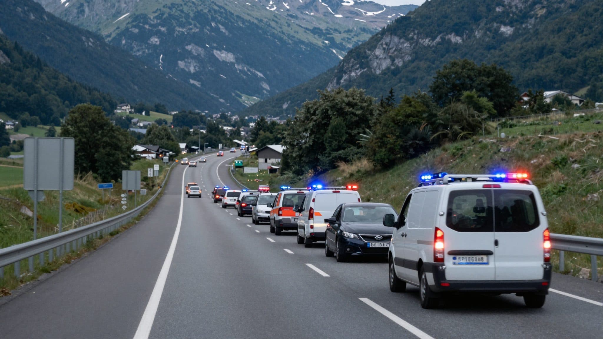 Auffahrunfall auf der A12: Drei Menschen verletzt