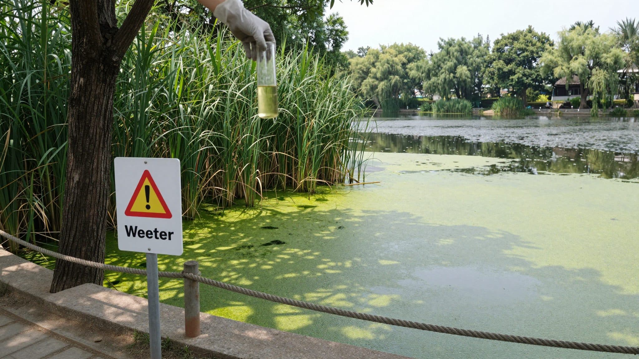 Baden verboten! E.-coli-Alarm im Badeteich St. Margarethen