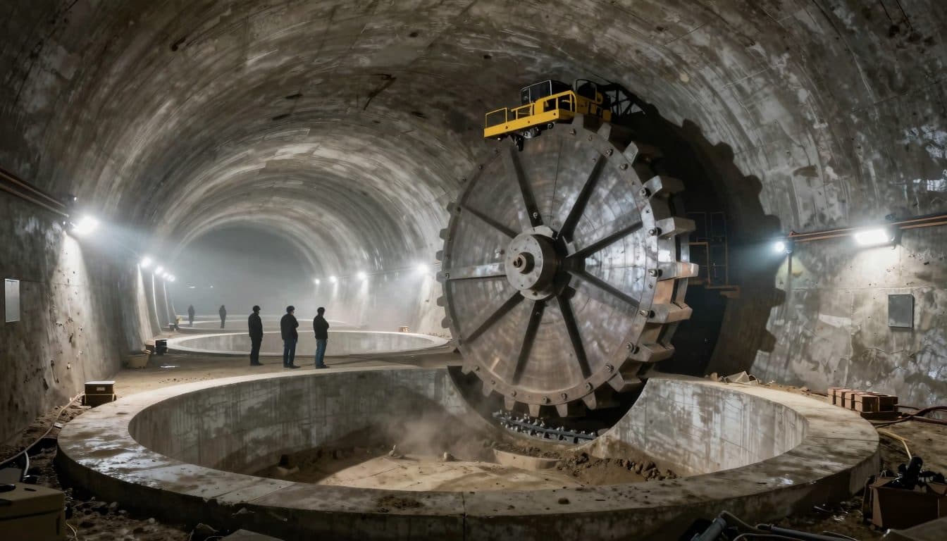 Wiens neue U-Bahn: Die Riesenvortriebsmaschine „Debohra" hat ihr Ziel erreicht