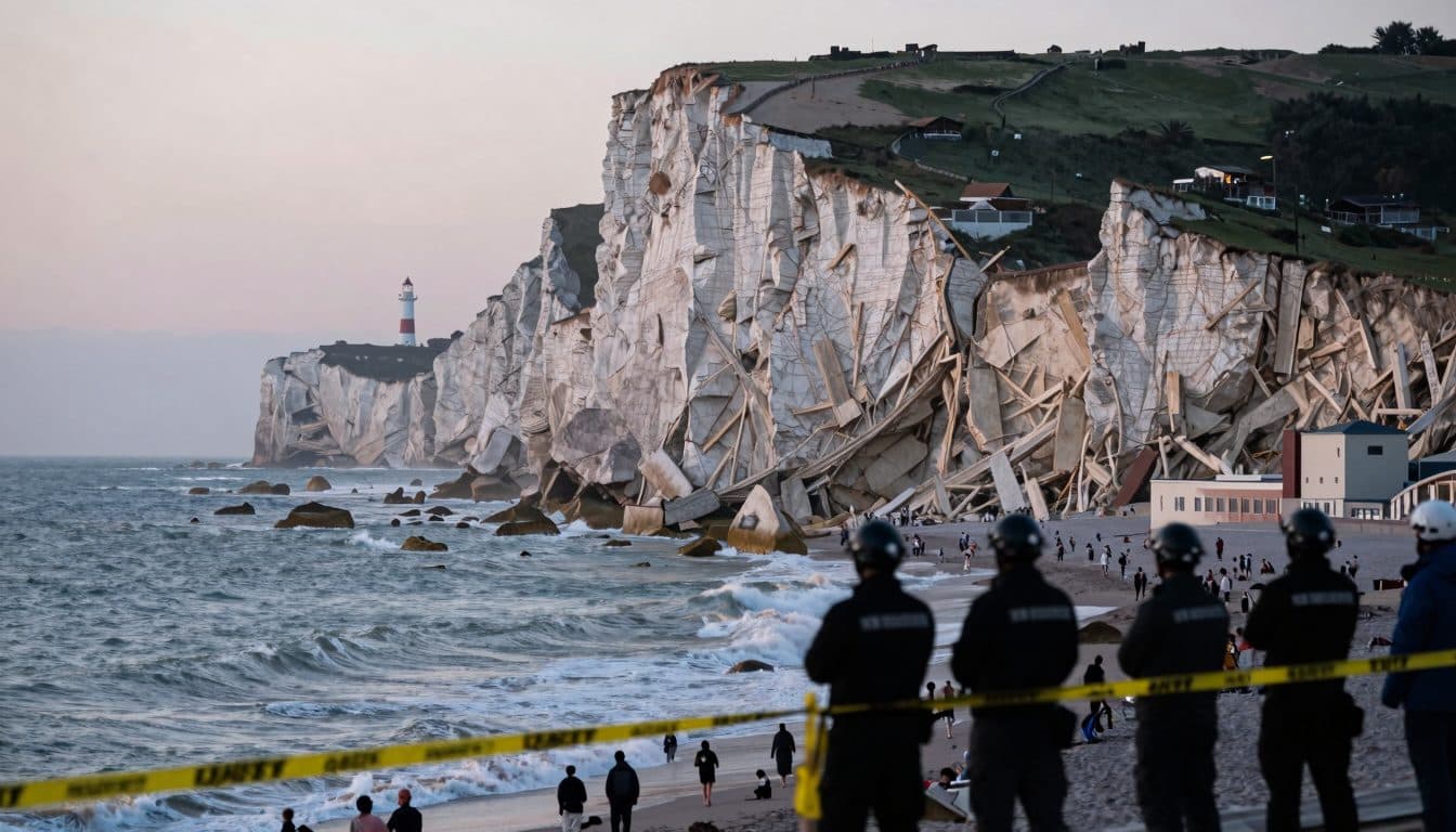 Felssturz in Biarritz: Eine Taucherin stirbt, eine wird vermisst