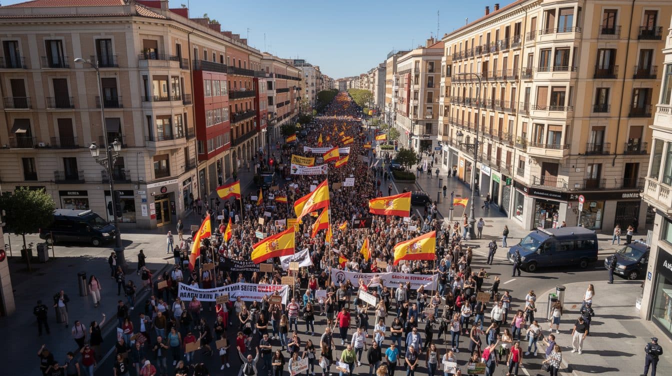 Darum gehen in Madrid gerade so viele Menschen auf die Straße