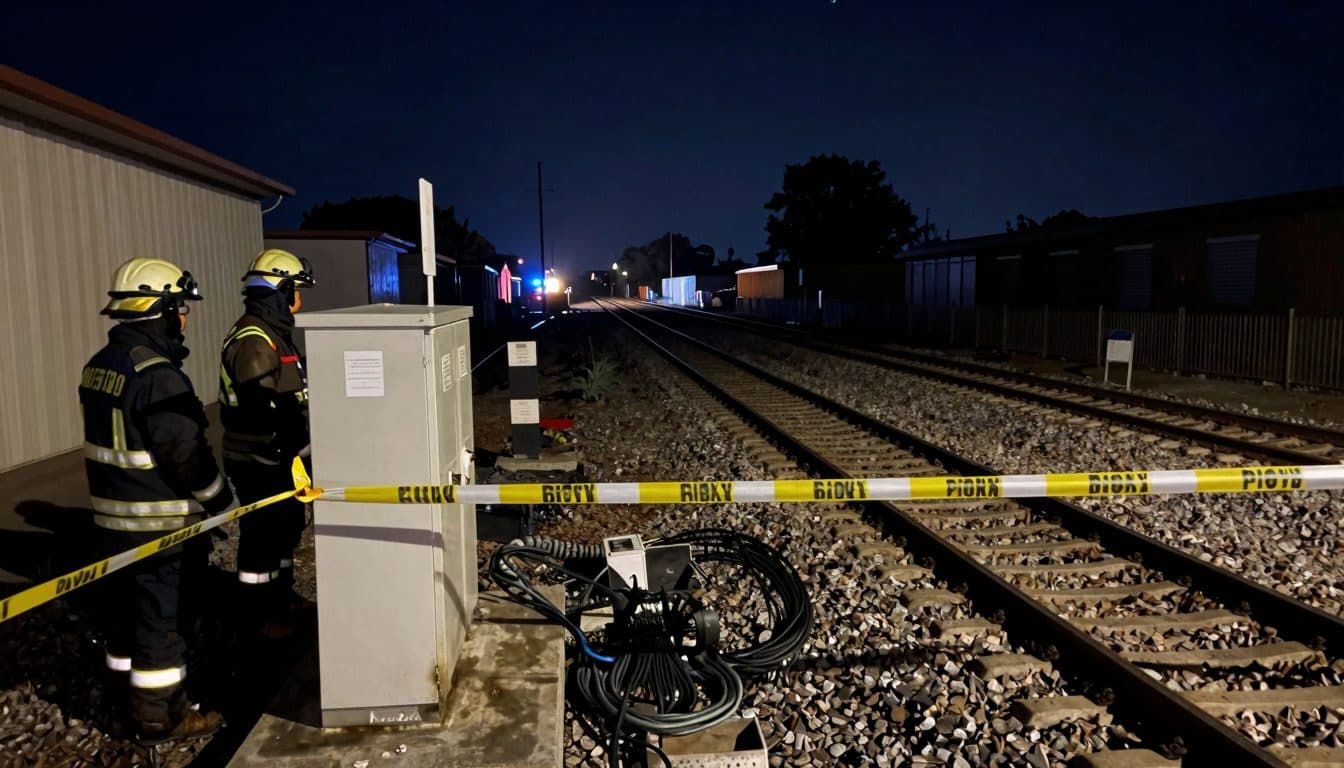 Bahnstrecke bei Hamburg nach Brandanschlag gesperrt – das weißt du jetzt