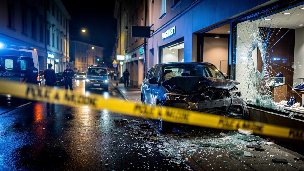 Drei Täter rammen Juwelier in Innsbruck – Polizei sucht weiter