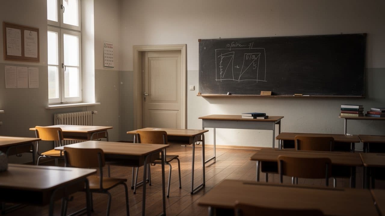 Eine kleine Schule sucht dringend neue Lehrer