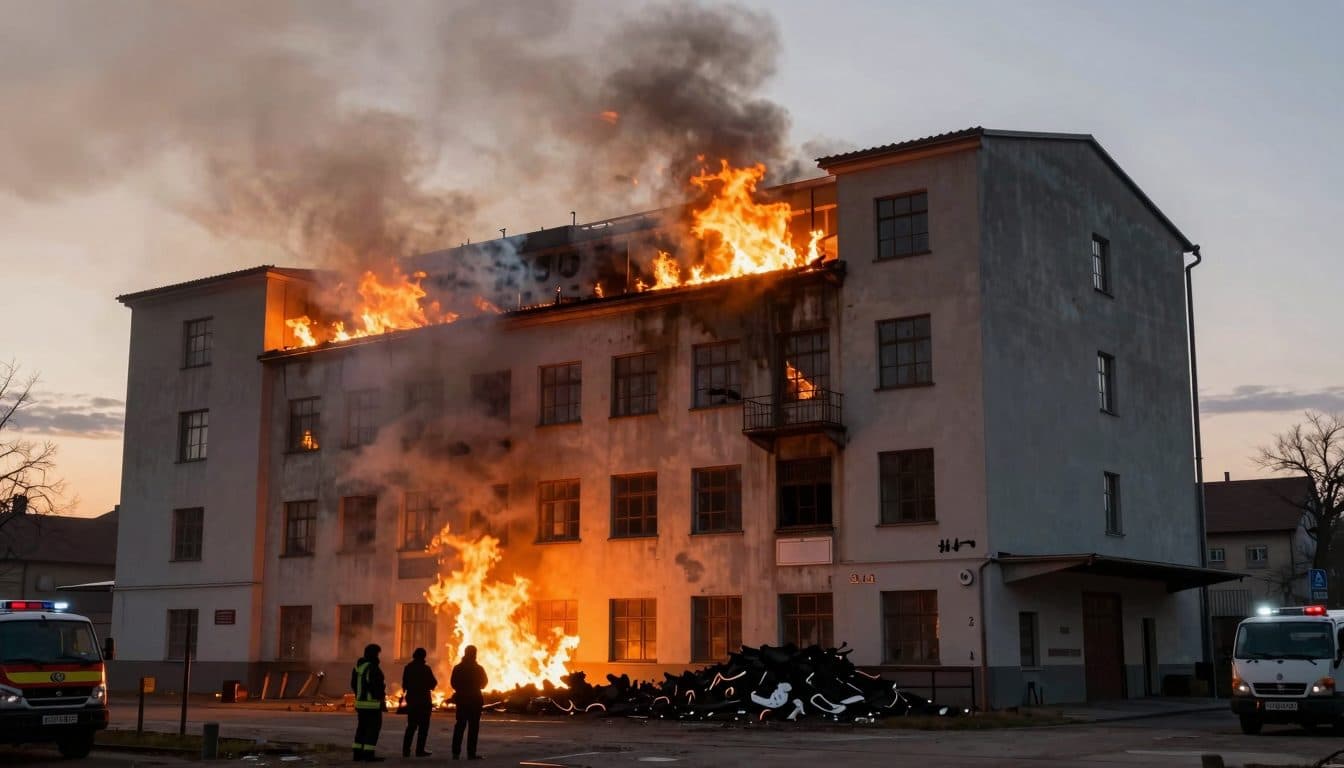 Großbrand in Tschechien: Schuhfirma Vasky verliert 70.000 Paar Schuhe