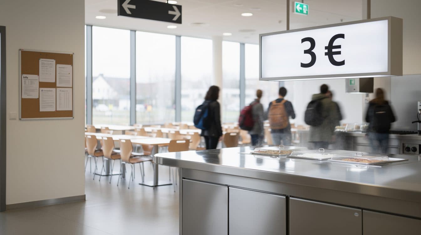 Günstiger essen an der Uni: ÖH plant Drei-Euro-Menü