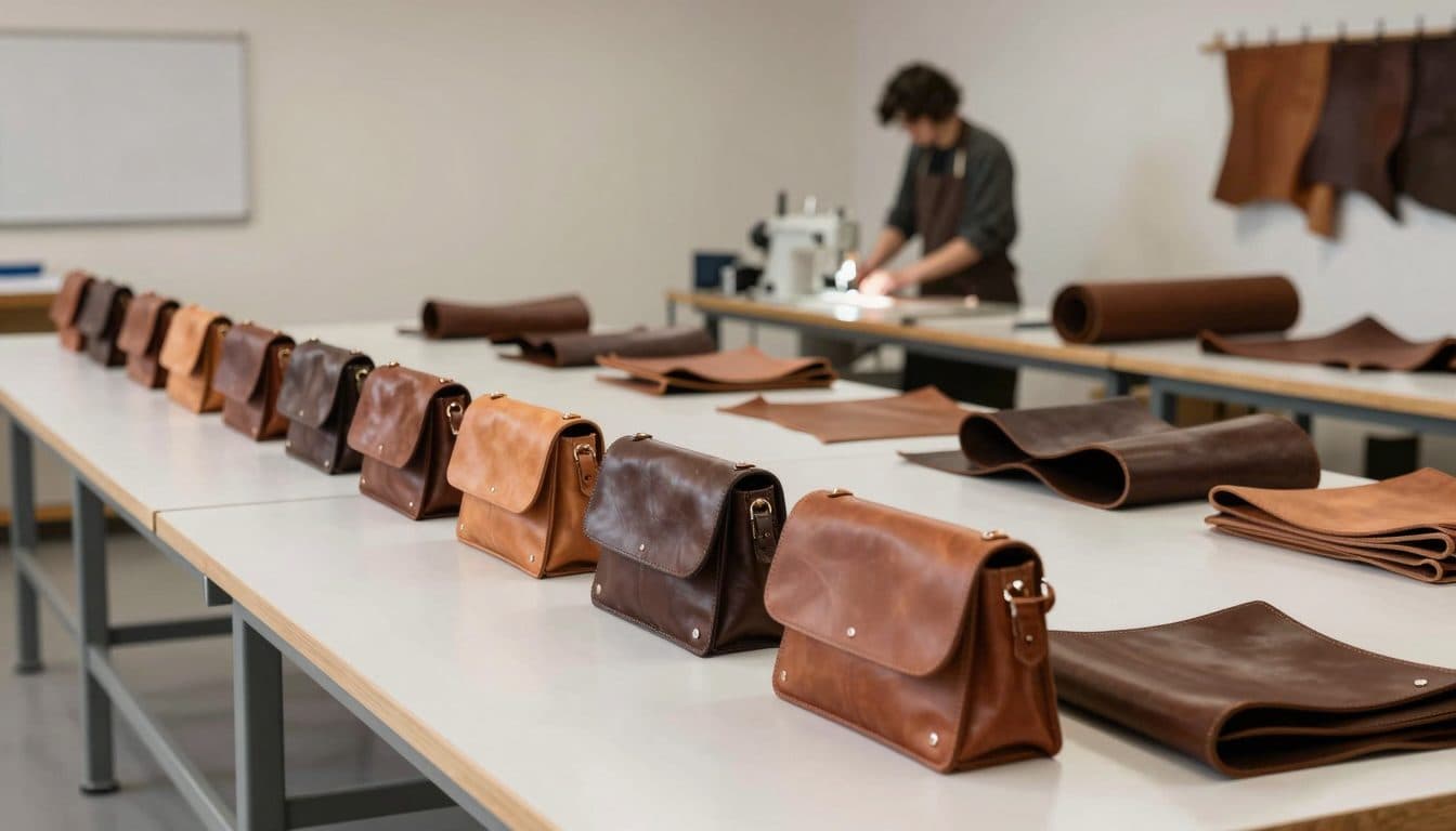Aus altem Parlamentsleder werden coole Taschen