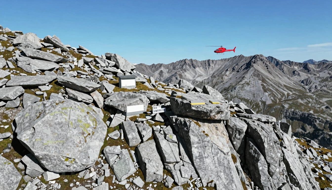Steinplatte trifft Bergwanderin: Rettung in den Tiroler Alpen
