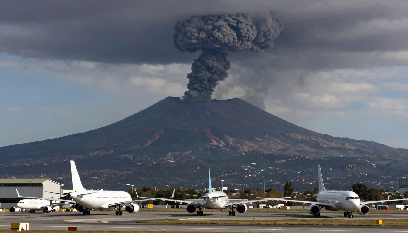 Ätna rumort: Flughafen in Catania muss schließen