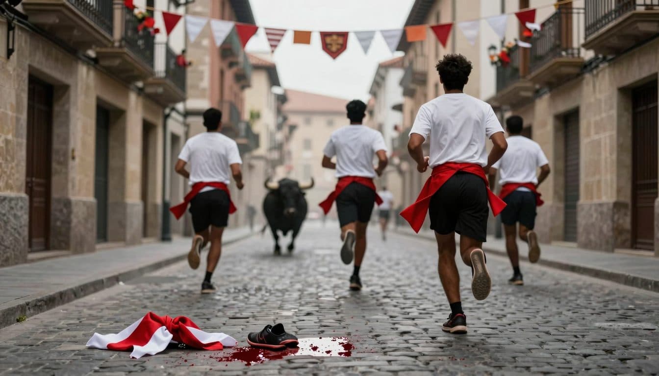 Stierlauf in Pamplona: Zehn Verletzte beim letzten Rennen