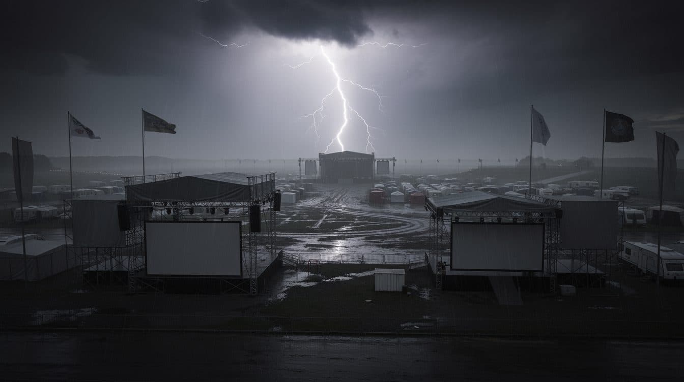 Gewitter beim Festival: Was du wissen musst