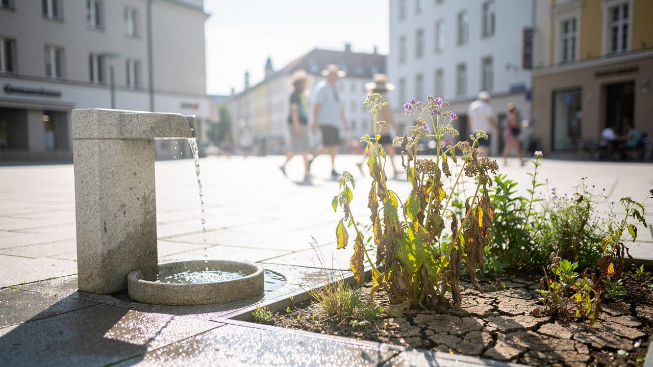 Hitze in München: Trink Wasser – aber spar dir den Rest