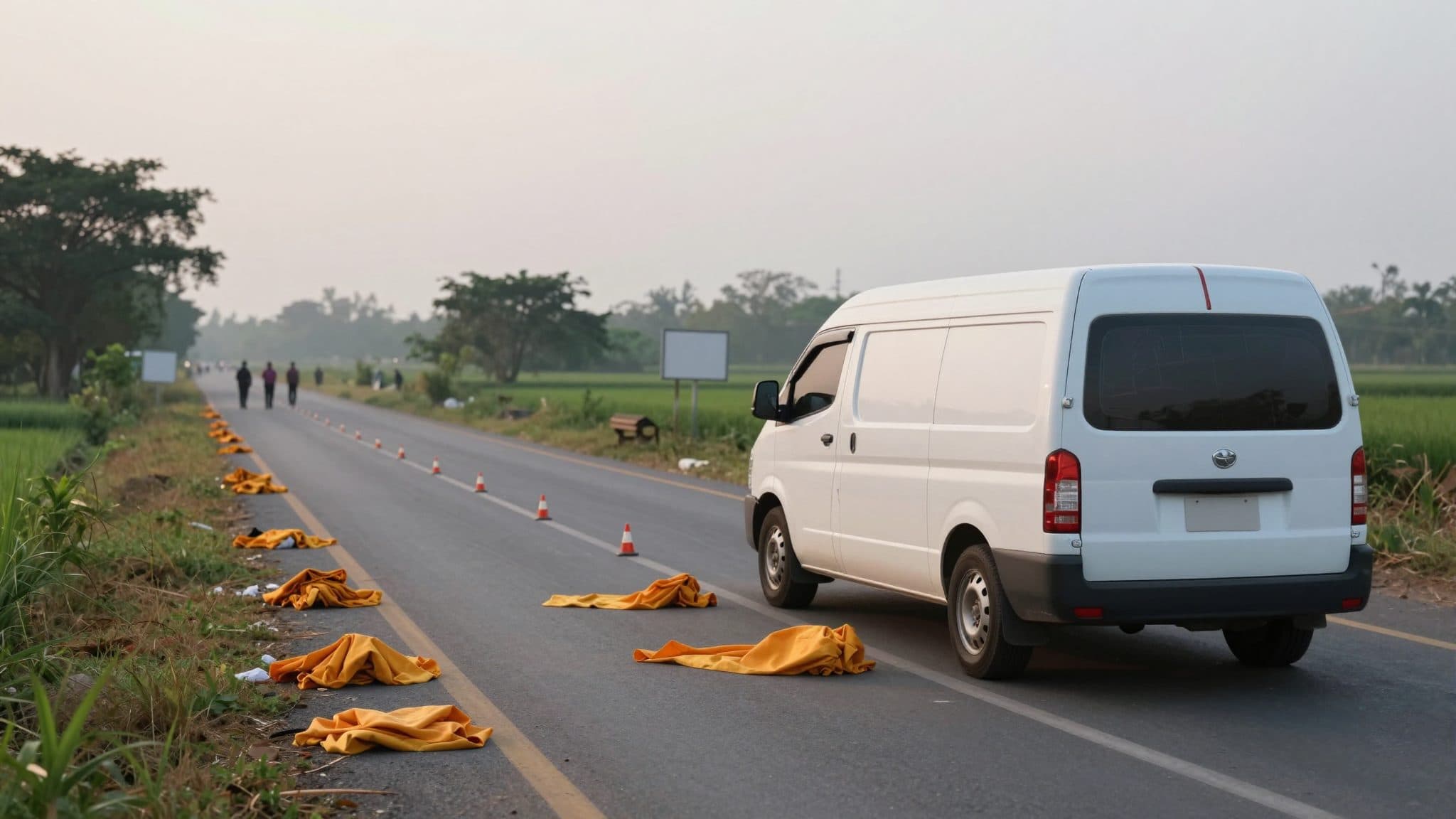 Acht Mönche sterben nach Unfall in Thailand