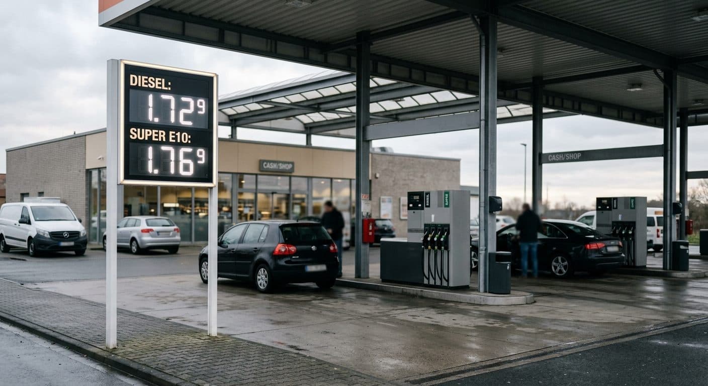 Diesel ist gerade so günstig wie vor dem Krieg