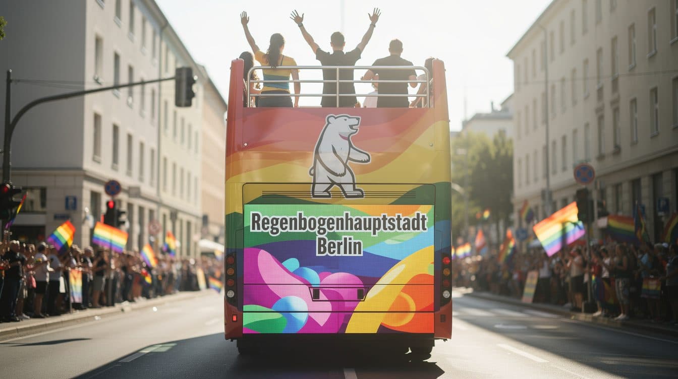 Wegner fährt beim CSD in Berlin zum ersten Mal auf einem eigenen Wagen mit