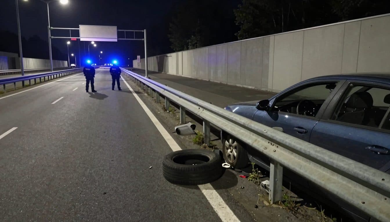 Zwölfjähriger fährt mit Auto über die Autobahn